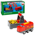 RIO World 33213 – RC Train – 2 Piece Wooden Toy Train Set For Kids Age 3 And Up - Train Adventure Collection