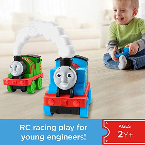 Deals Price Thomas & Friends Race & Chase RC Remote Controlled Toy Train Engines For Toddlers And Preschool Kids 2 Years And Ol - Train Adventure Collection