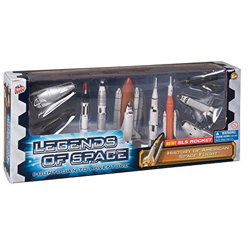 Legends Of Space : Countdown To Adventure – History Of American Space Flight 10 Piece Set - Rocket Adventure Collection