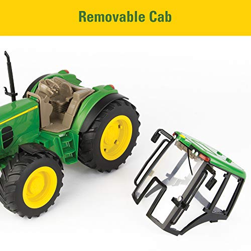 TOMY John Deere Big Farm Tractor With Wag - Detailed Work Vehicle Toy