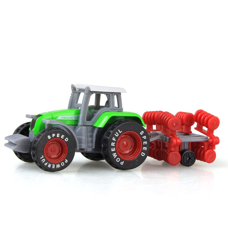 Kid s Farm Tractor Toys With Trailers ,Alloy And ABS Toy Truck Realistic Tractor Vehicle Value Play Set Set Of 4 - Detailed Work Vehicle Toy