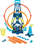Track Builder Unlimited Triple Loop Kit Collapsible 3-Loop Gift Set For Kids 6 To 12 Years Old & One 1:64 Scale Hot Wheels Vehicle With Connection Points Amazon Exclusive - Interactive Racing Play Set