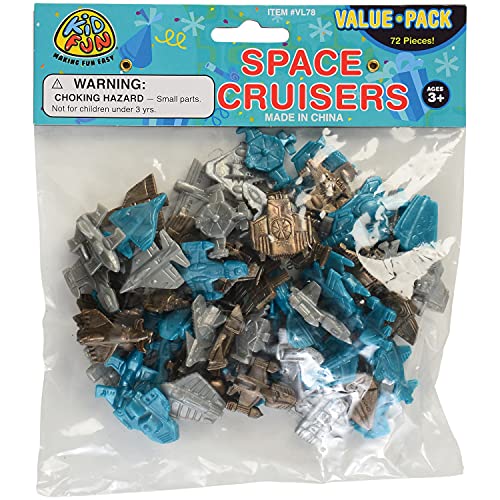 Promo Mini Space Ship Cruisers Vehicle (Lot Of 72) Assorted Color - Rocket Adventure Collection
