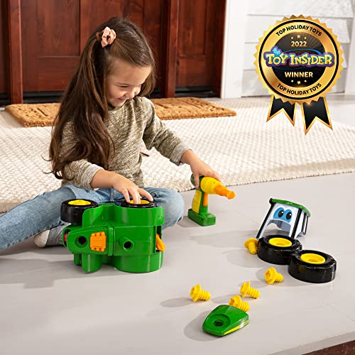 Build-a-Buddy – Johnny Tractor Toy And Screwdriver Ages 3 And Up - Detailed Work Vehicle Toy