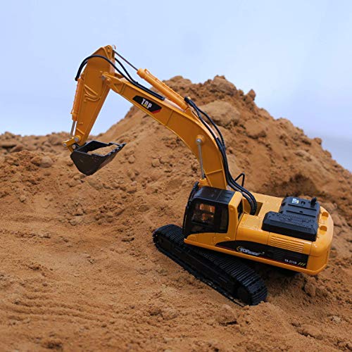 Excavator Toy Trucks Construction Toys Excavator Toys For Boys Diecast Metal Truck Toy Kids Tractor Toys 1:40 Scale Great Toddler Toys For 8 Year Old Boys And U - Detailed Work Vehicle Toy