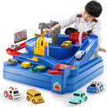 Deals Kids Race Track Car Adventure Toy For Toddlers – Car Rescue Adventure Toys Gifts For Boys Age 3 Car Toys For Toddlers 2-4 Years Educational Puzzles Car Toys For 4 5 6 Year Old Boys Girls - Interactive Racing Play Set