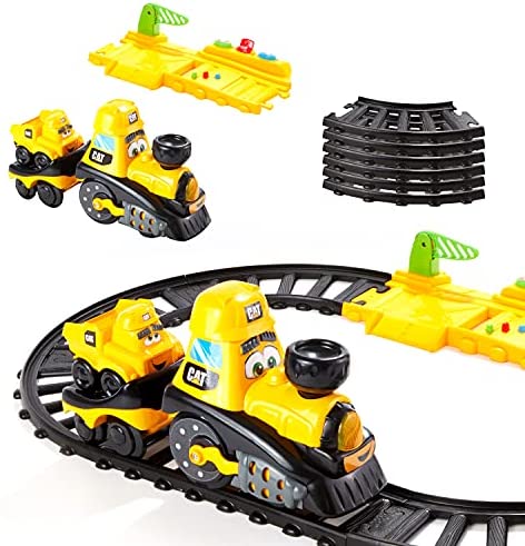 Discount Cat Construction Power Track Friends Preschool Train Se - Train Adventure Collection