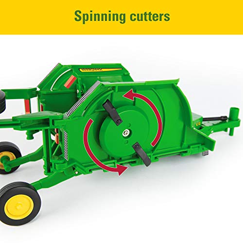 John Deere Rotary Cutter Farm Kids Toy Multi - Detailed Work Vehicle Toy