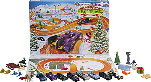 Top 10 2021 Advent Calendar With 24 Surprises That Include 8 1:64 Scale Vehicles & Other Cool Accessories Plus A Play Pane Mat For Collectors & Kids 3 Years Old & Up - Interactive Racing Play Set
