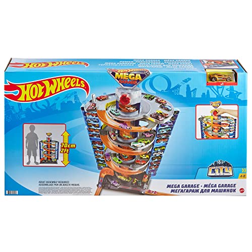 Mattel – Hot Wheels City 50 New Mega Garag - Interactive Racing Play Set