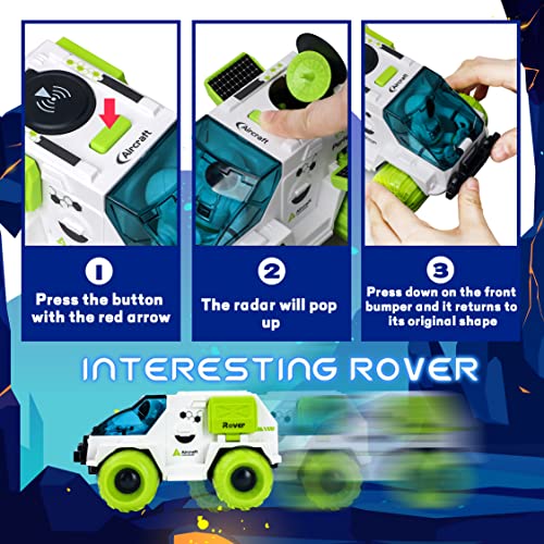 Space Toys For Kids Rocket Ship Toys For Kids With Space Shuttle Astronaut Figures And Space Rover Space Toys For Boys 5-8 Spaceship Toy For Kids Astro Boy Figure Toys For 3 Year Old Boys - Rocket Adventure Collection