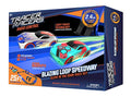 2.4 GHz Radio Control Remote Slot-Less Cordless Racing Blazin Loop Speedway Track Set With Two C - Interactive Racing Play Set