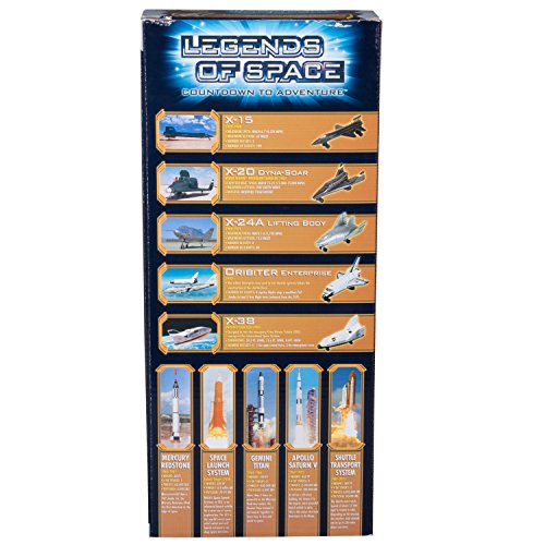 Legends Of Space : Countdown To Adventure – History Of American Space Flight 10 Piece Set - Rocket Adventure Collection