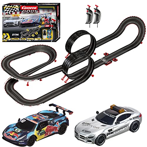 Wholesale GO 62543 DTM Power Run Electric Powered Slot Car Racing Kids Toy Race Track Set Includes 2 Hand Controllers And 2 DTM Cars In 1:43 Scal - Interactive Racing Play Set