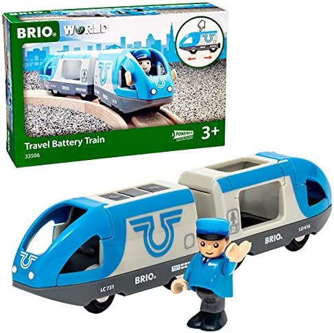 Cheap RIO World – 33506 Travel Battery Train 3 Piece Train Toy For Kids Ages 3 And Up - Train Adventure Collection