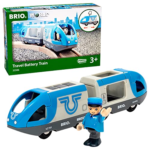 Cheap RIO World – 33506 Travel Battery Train 3 Piece Train Toy For Kids Ages 3 And Up - Train Adventure Collection