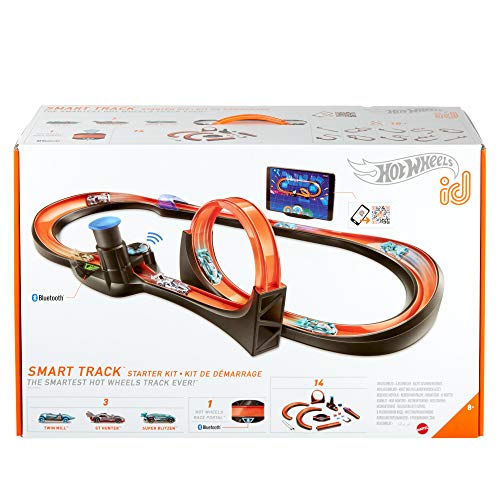 Promo Hot Wheels Id Smart Track Starter Kit With 3 Exclusive Cars Track Pieces And Hot Wheels Race Portal For Physical & Digital Play Gift For Kids Ages 8 Years Old & Up - Interactive Racing Play Set