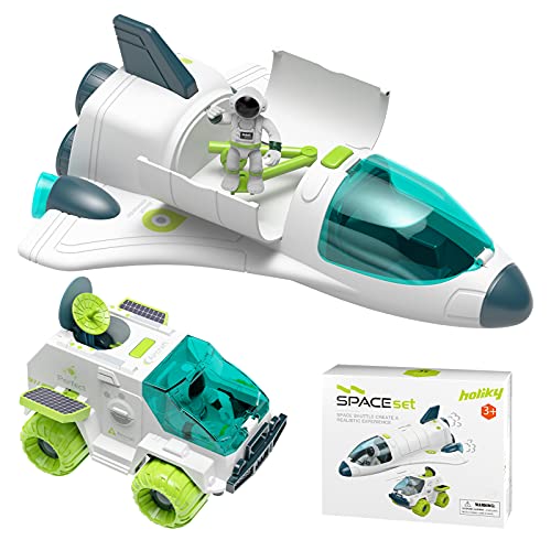 Cheap Space Shuttle Toys For 3 4 5 6 7 Year Old Boys Lights & Sounds Space Toys For Kids 3-5 With 2 Astronauts Toy Shuttle And Rover Spaceship Toys Playsets Birthday Easter Boys Girls - Rocket Adventure Collection