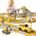 Wholesale IHaHa 236 PCS Construction Toys Race Tracks For Boys Kids Toys 6 PCS Construction Car And Flexible Track Playset Create A Engineering Road For 3 4 5 6 Year Old Boys Girls Toys - Interactive Racing Play Set