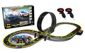 Micro Scalextric Justice League Batman Vs Joker Battery Powered 1:64 Slot Car Race Track Set G1155T Black - Interactive Racing Play Set
