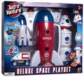 Stro Venture Deluxe Space Playset Toy – Space Shuttle Space Station & Capsule Space Rover & Rocket W/Lights And Sound – Space Toys For Boys And Girls - Rocket Adventure Collection