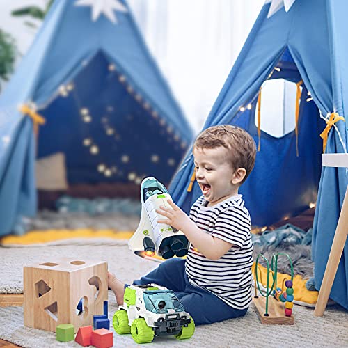 Cheap Space Shuttle Toys For 3 4 5 6 7 Year Old Boys Lights & Sounds Space Toys For Kids 3-5 With 2 Astronauts Toy Shuttle And Rover Spaceship Toys Playsets Birthday Easter Boys Girls - Rocket Adventure Collection