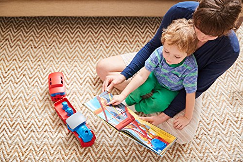 Top 10 Ain & Storybook Set – Pretend Play Motor Skills Reading Kids Toy Vehicle Gift Set. No BPA Phthalates PVC. Dishwasher Safe Recycled Materials Made In USA - Train Adventure Collection