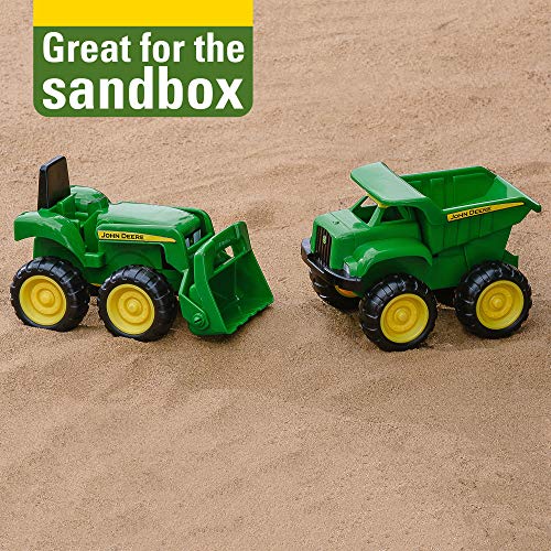 Sandbox Vehicle Set — Includes Dump Truck Toy And Tractor Toy With Loader — Girl And Boy Toys — Ages 18 Months And Up — 6 Inch — 2 Count - Detailed Work Vehicle Toy