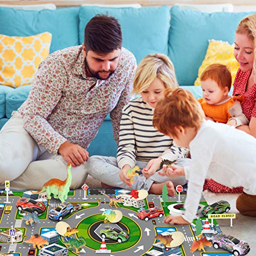 Dinosaur Toys For Kids 3-5 Dinosaur Truck Carrier Transport Truck Dinosaurs Toys For Boys And Girls 3 4 5 6 Years Old With Dino Eggs 23 Pcs Kids Toys Dinosaur - Interactive Racing Play Set